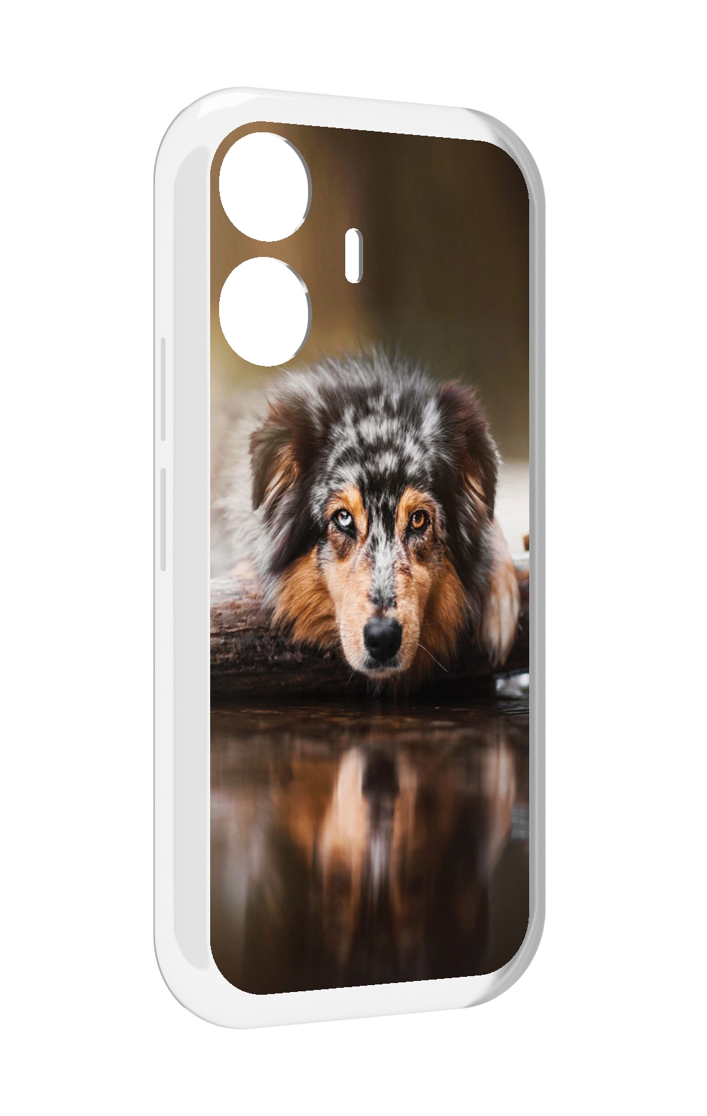 

Чехол MyPads австралииская овчарка для Vivo Y77E / Vivo iQOO Z6 Lite, Прозрачный, Tocco
