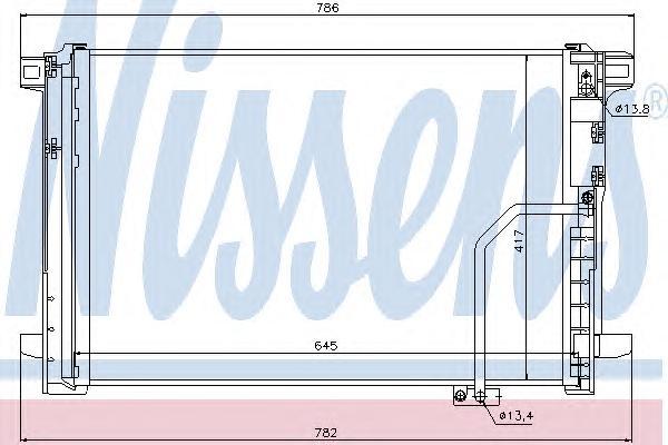 

Радиатор кондиционера Nissens 940035