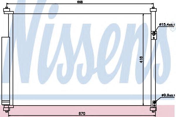 

Радиатор кондиционера Nissens 940012