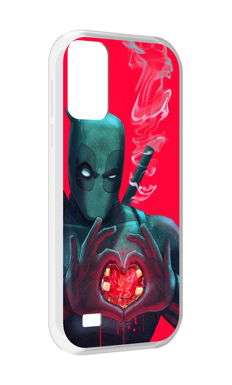 

Чехол MyPads дедпул-в-сердце для Oukitel C31, Прозрачный, Tocco