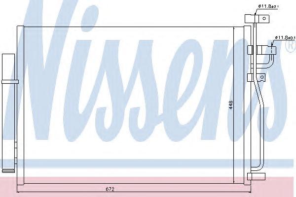 

Радиатор кондиционера Nissens 940010