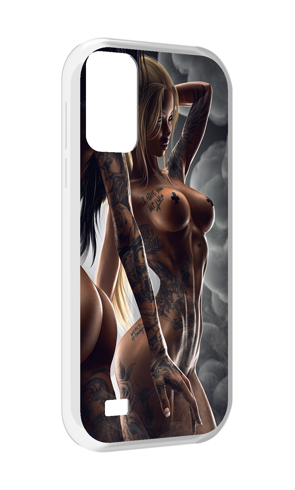 

Чехол MyPads девушки-инь-и-янь-в-татуировках для Oukitel C31, Прозрачный, Tocco