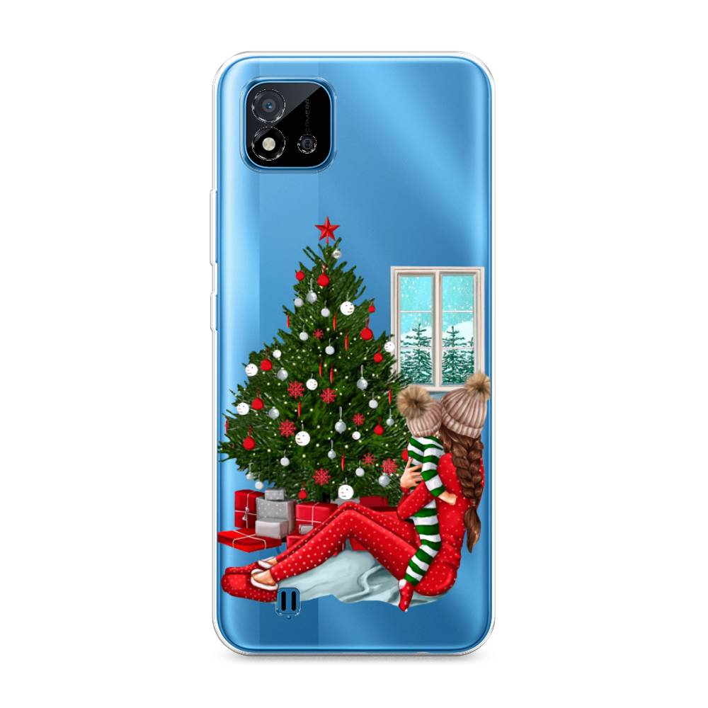 фото Чехол на oppo realme c20 "новый год с мамой" case place