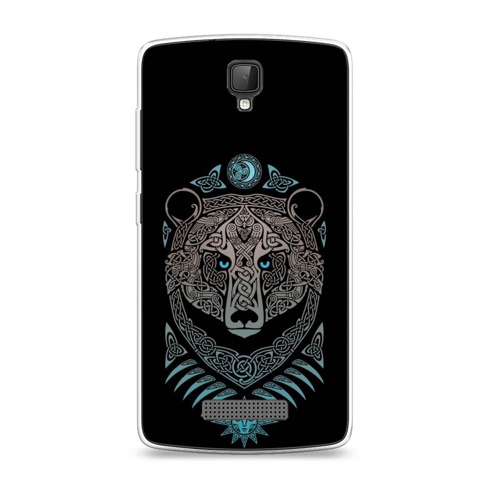 

Чехол Awog на ZTE Blade L5 (L5 Plus) / ЗТЕ Блэйд L5 (L5 Plus) "Кельтский медведь", 130350-2