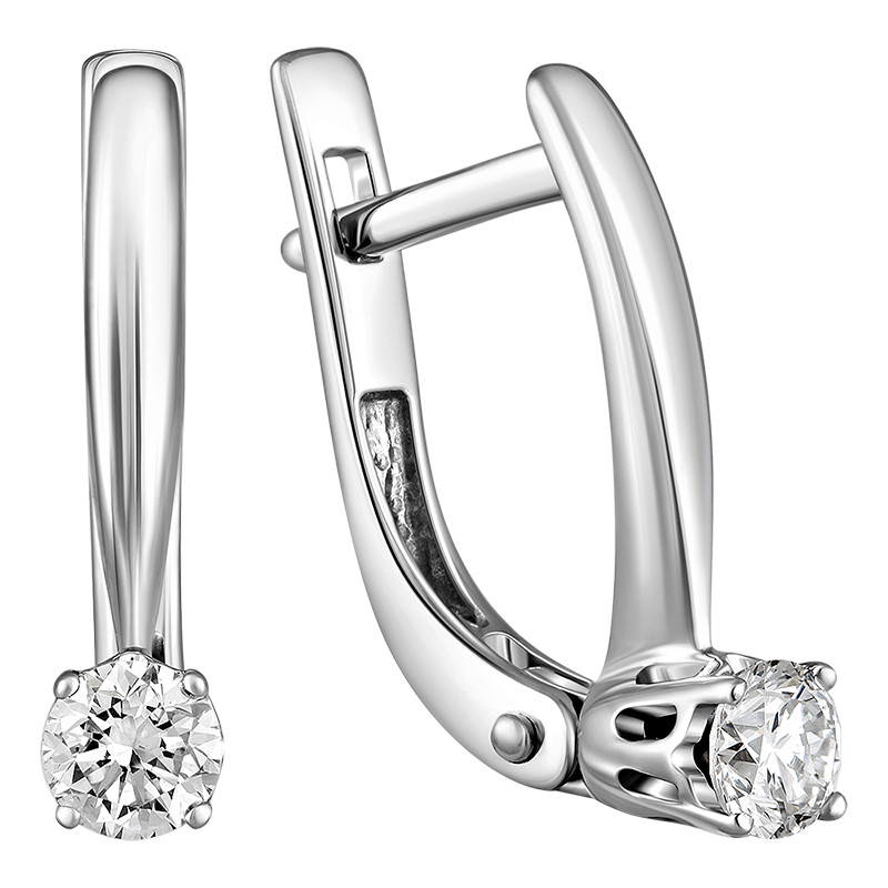 

Серьги из белого золота с бриллиантом выращенным IQ Diamonds 1202-E5W-RD32EFGVSSI-IG, 1202-E5W-RD32EFGVSSI-IG