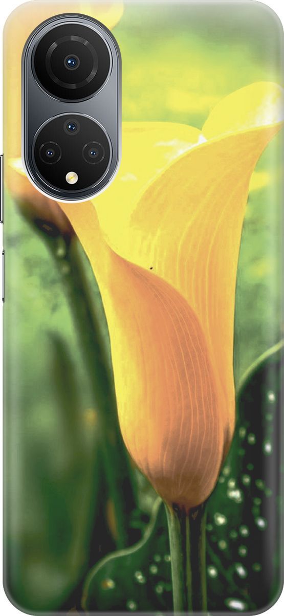 

Силиконовый чехол на Honor X7 "Желтые каллы", Желтый;зеленый, 158546