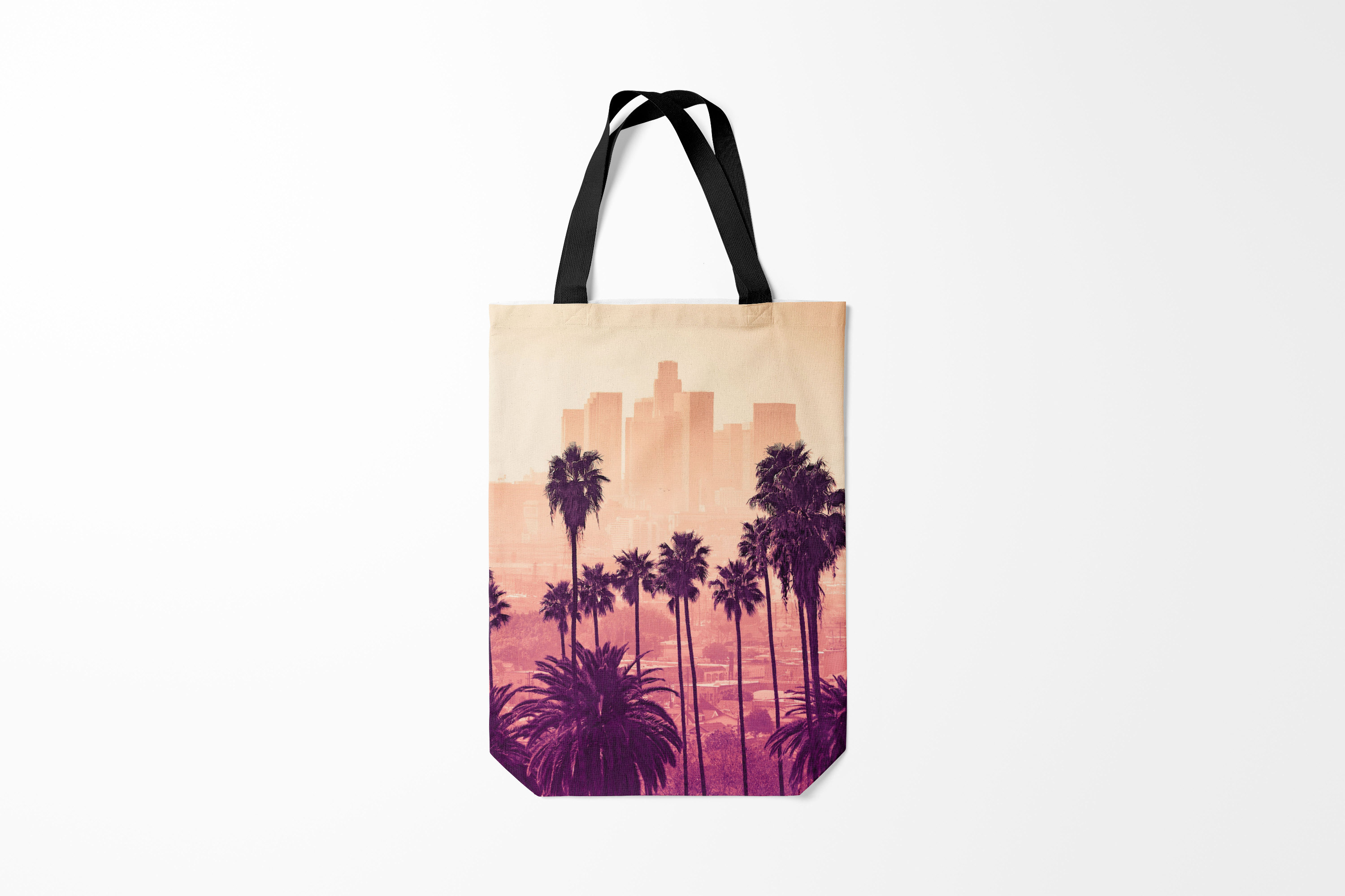 

Сумка шoппер унисекс Burnettie США Los Angeles, черный, США Los Angeles