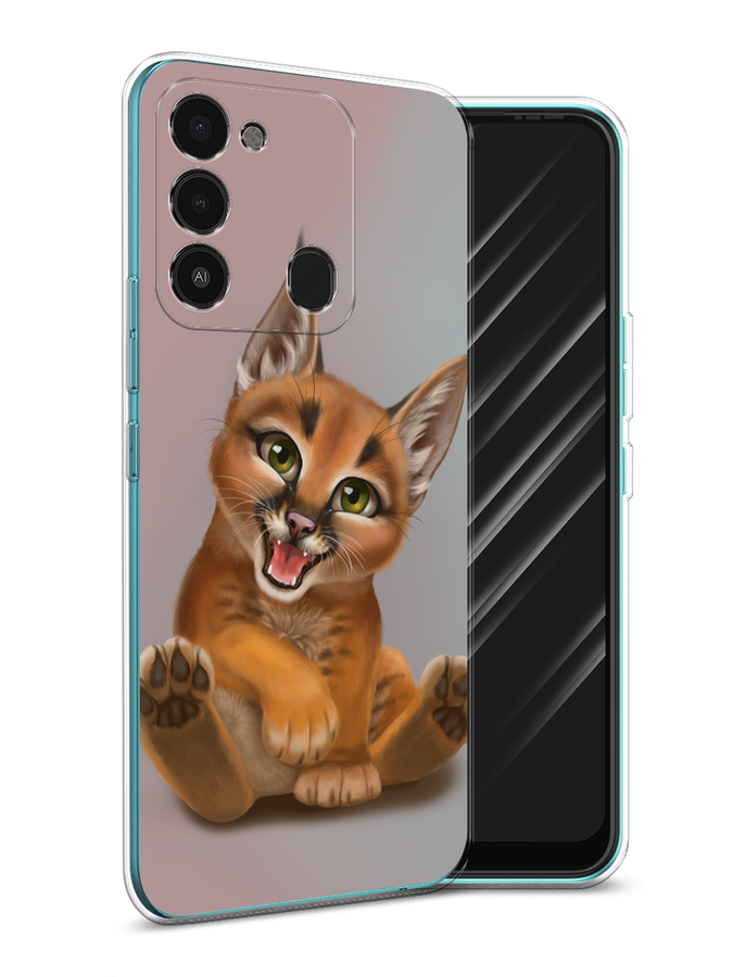 

Чехол Awog на Tecno Spark Go 2022/8С/9 "Малыш рыси", Разноцветный, 301250-1