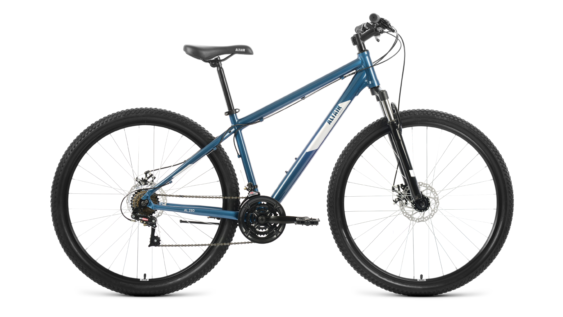 Велосипед Altair AL 29 D 2022 19" темный/синий/серебристый