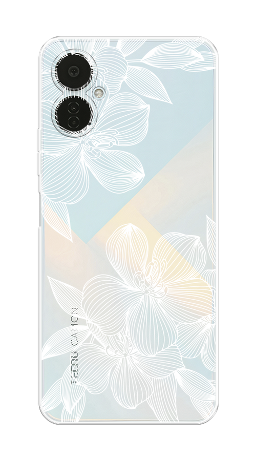 

Чехол на Tecno Camon 19 Neo "Крокус", Белый;прозрачный, 302350-1