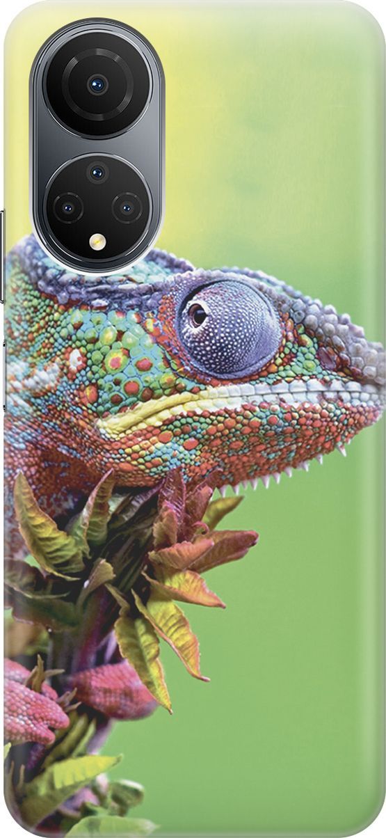 

Силиконовый чехол на Honor X7 "Разноцветный хамелеон", Желтый;зеленый, 158545