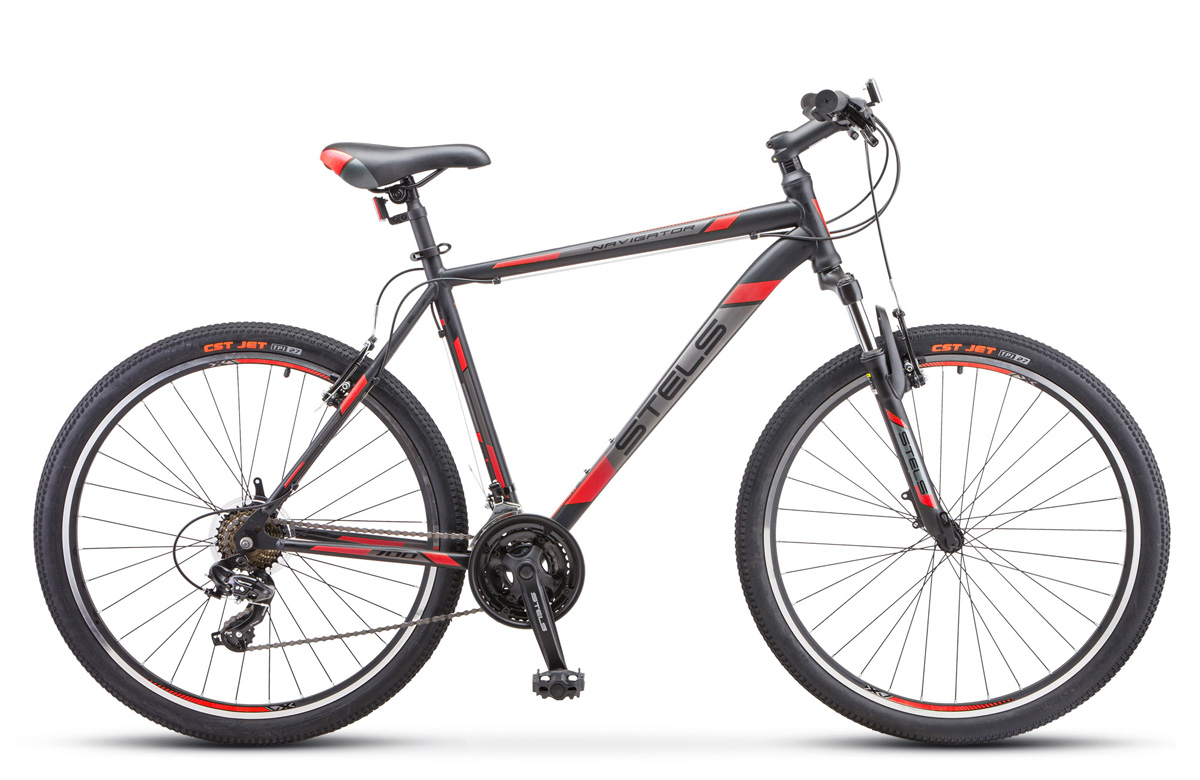 

Велосипед 27.5 Stels Navigator 700 V F020 (рама 17.5) Черный/красный, Navigator 700 V