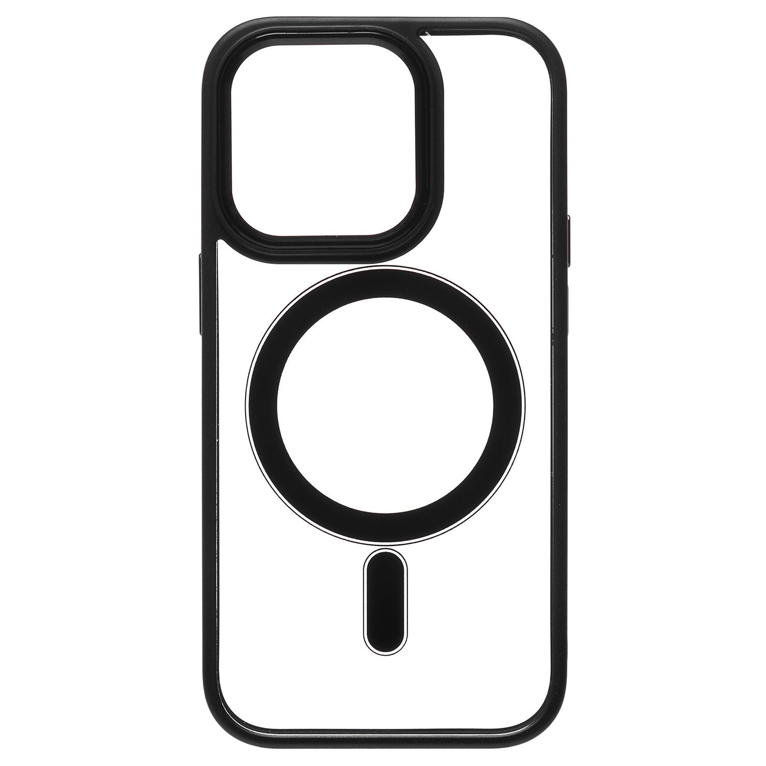 

Чехол iPhone 14 Pro пластиковый MagSafe <черный>