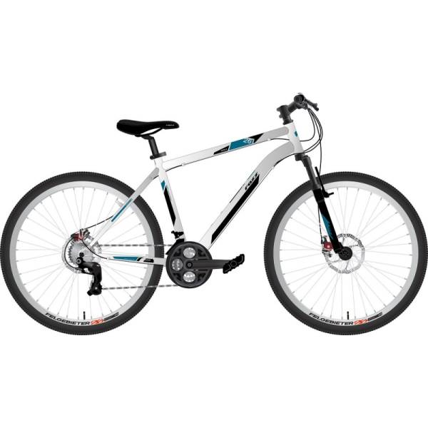 

Велосипед 27.5 Foxx AZTEC D (DISK) (18-ск.) СЕРЕБРИСТЫЙ (рама 20) SL1, 27SHD.AZTECD.20SL1