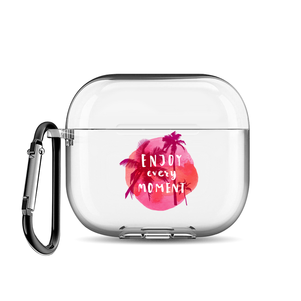 

Чехол для наушников AirPods 3 "Розовая надпись enjoy every moment", AIPC-430-9E-1