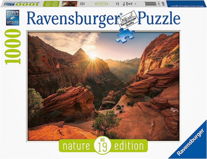 

Пазл Ravensburger 1000 Природа. Каньон Зайон, США, арт.16754