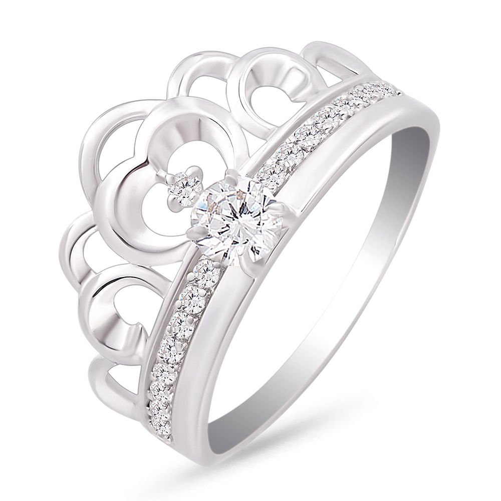 

Кольцо женское из серебра с фианитом 585Gold 701004232, р, 701004232