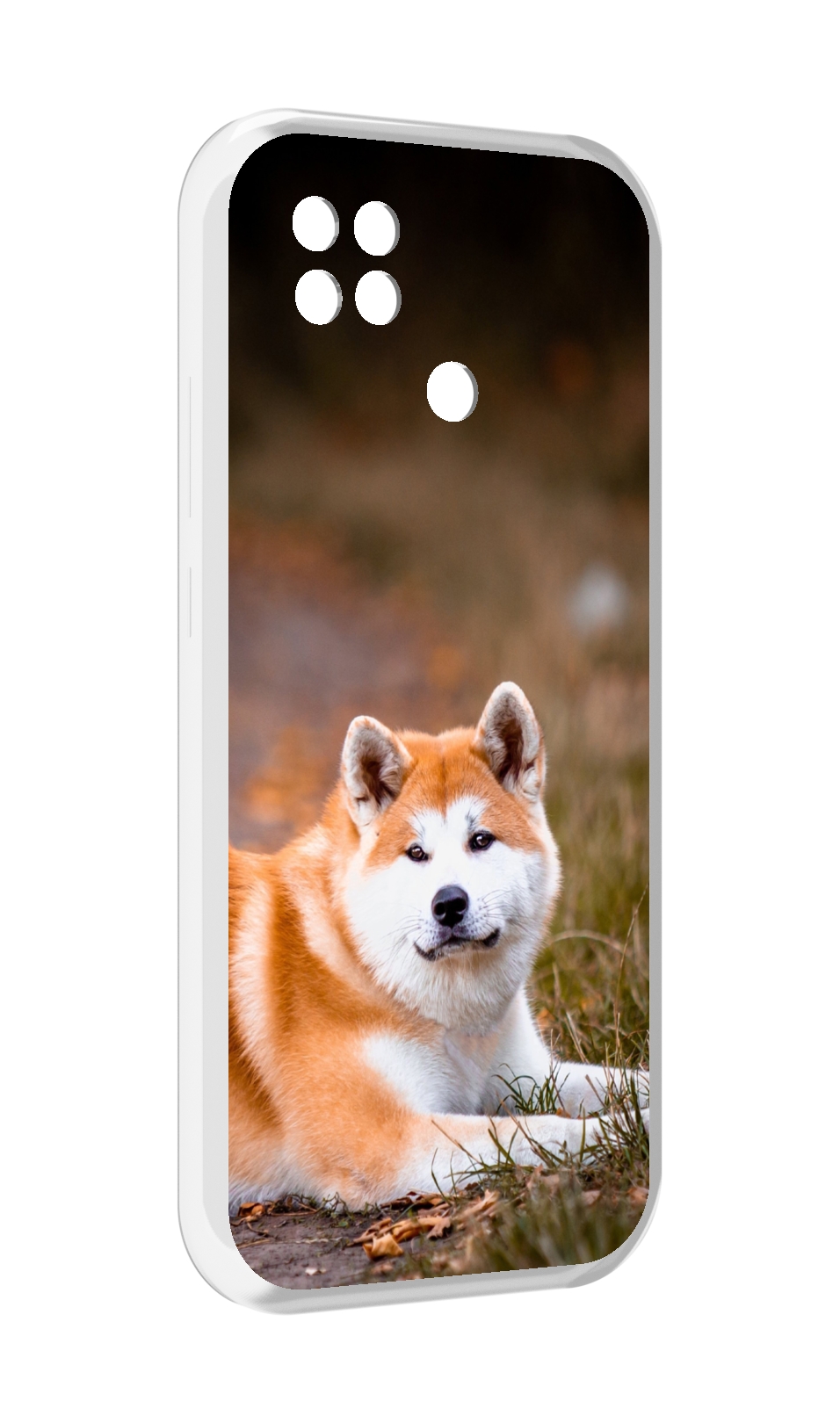 

Чехол MyPads акита ину для Xiaomi Poco C40, Прозрачный, Tocco