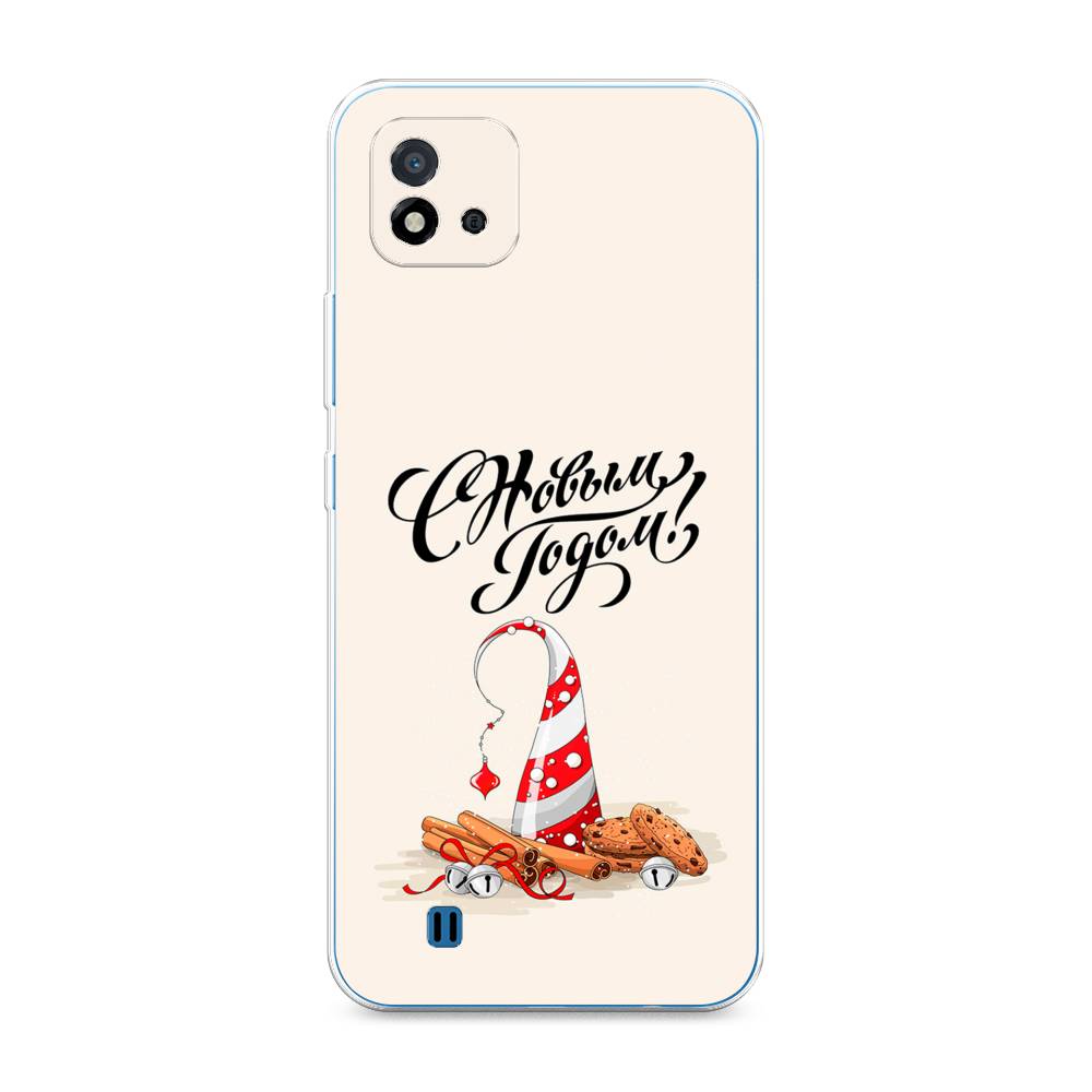 

Чехол на Oppo Realme C20 "Подарки на Новый Год", Бежевый;красный;черный, 254850-5