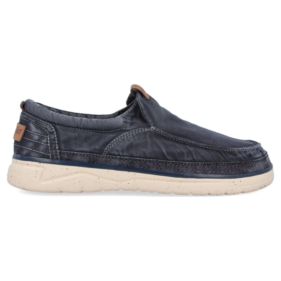 

Слипоны мужские Wrangler Makena Stone WM31161-016 синие 43 EU, Синий, WM31161-016