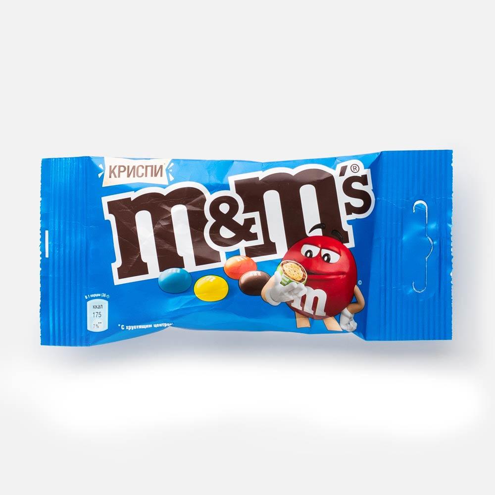 

Драже M&M’s Криспи с хрустящим центром, 36 г