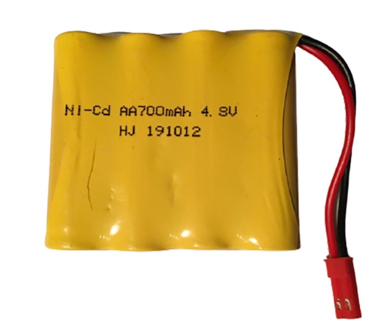 

Аккумулятор LJ Battery Ni-Cd 4.8V 700 mAh (разъем JST) - NICD-48F-700-JST