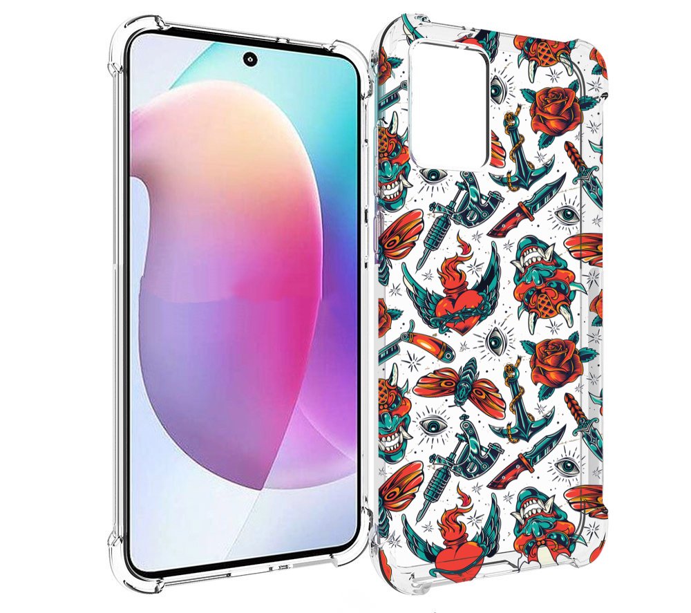 

Чехол MyPads олд-скул-пак для Motorola Edge 30 Neo, Прозрачный, Tocco