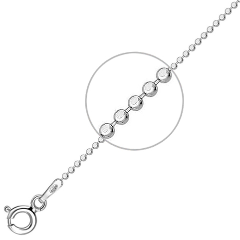 

Цепочка из серебра 50 см Эстет Н3Ц752880R120, Н3Ц752880R120