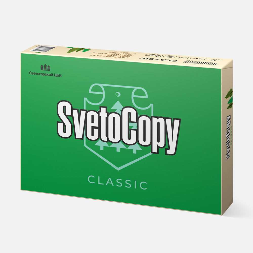 Бумага Svetocopy офисная А4 80 гм2 500 л 750₽