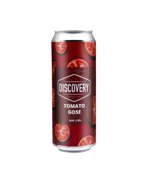 Пивной напиток Discovery Томато Гозе ж/б 0,45л
