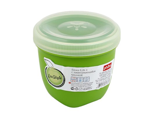 

Контейнер Бытпласт Eco style 0.26л 15464/11761