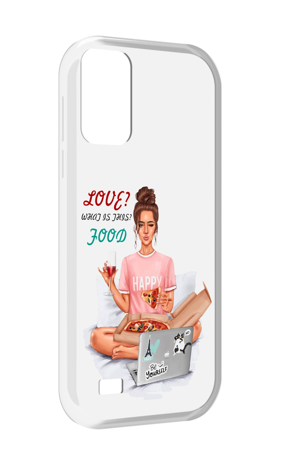 

Чехол MyPads девушка-с-ноутбуком женский для Oukitel C31, Прозрачный, Tocco