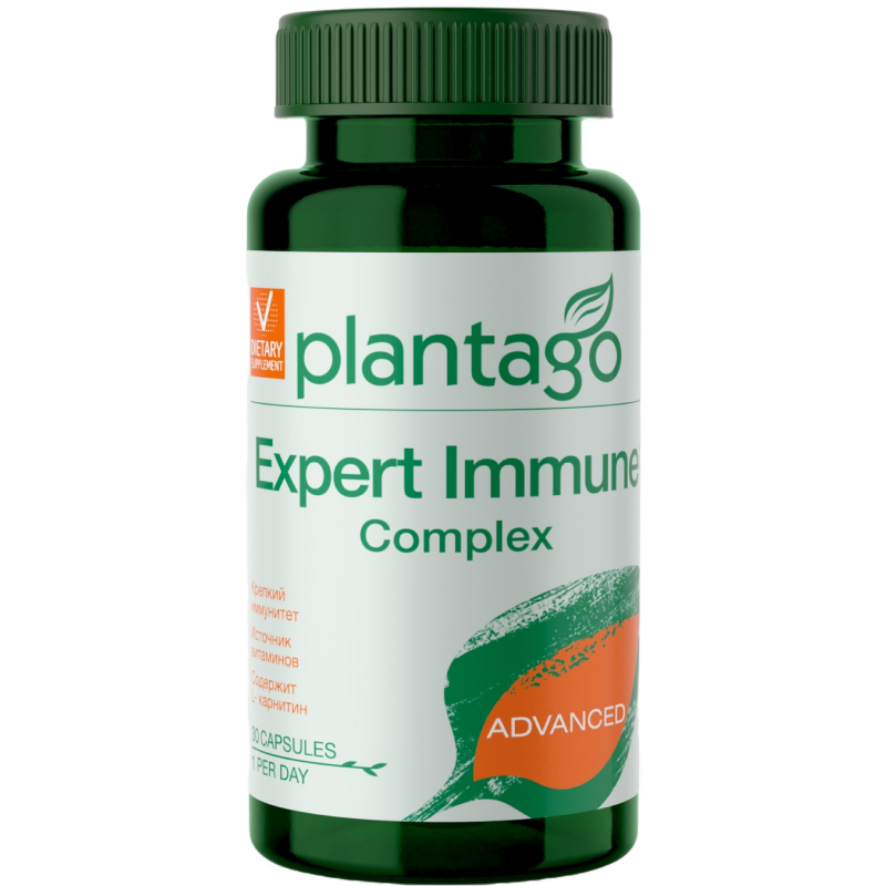 Купить Витаминно-минеральный комплекс Plantago Expert Immuno Complex капсулы 520 мг 30 шт.