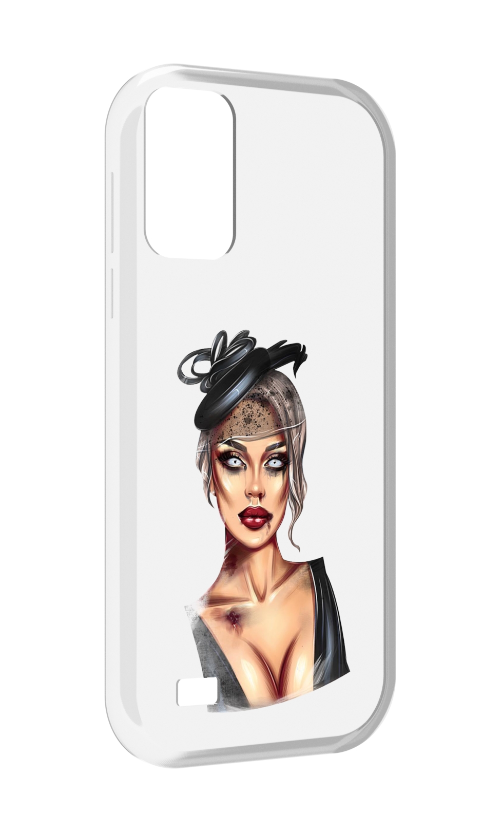 

Чехол MyPads девушка-с-линзами для Oukitel C31, Прозрачный, Tocco