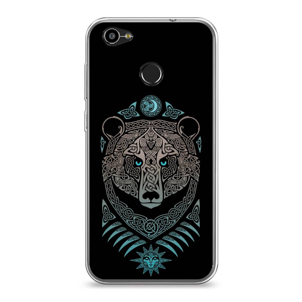 

Чехол Awog на ZTE Blade A6 / ЗТЕ Блэйд A6 "Кельтский медведь", 132350-2