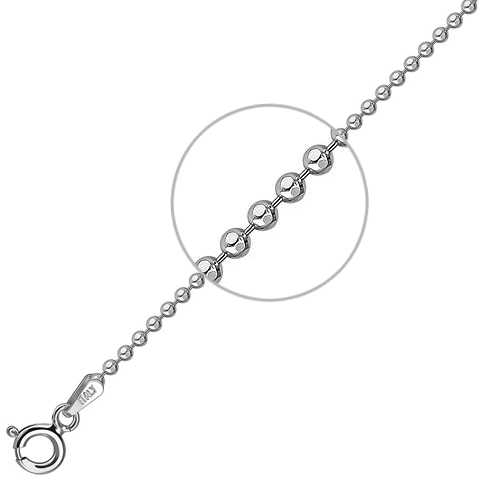 

Цепочка из серебра 55 см Эстет Н3Ц752801R180