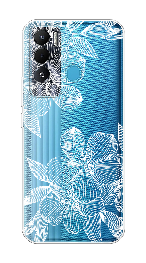 

Чехол на Tecno Pova Neo "Крокус", Белый;прозрачный, 302150-1