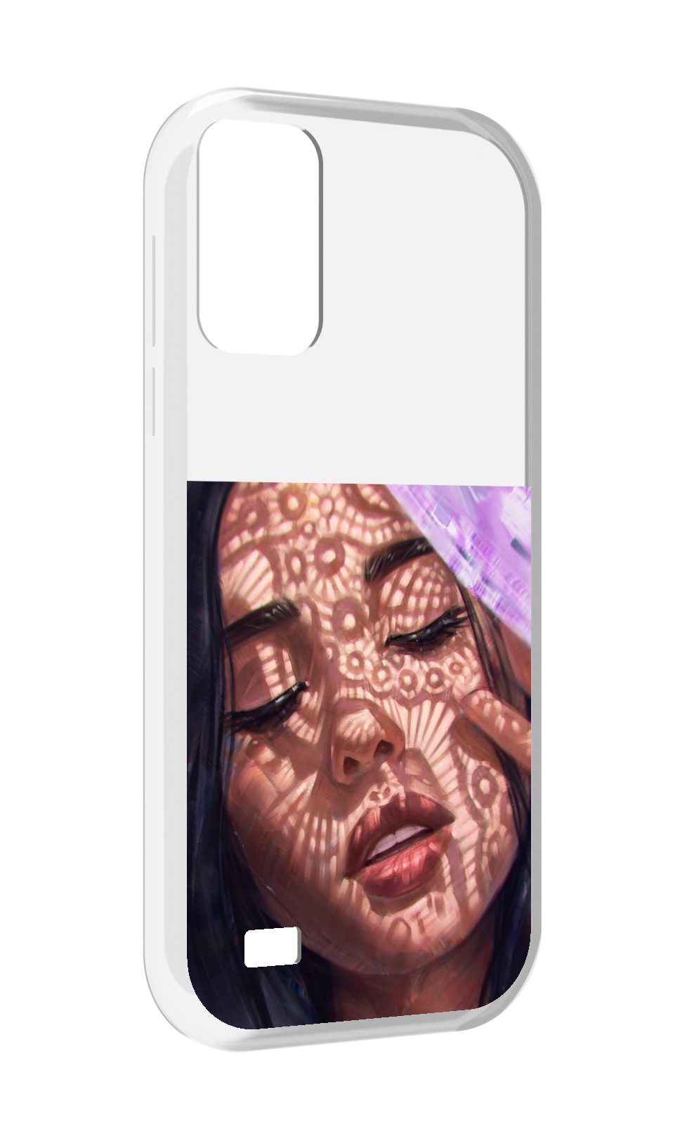 

Чехол MyPads девушка-под-кружевами женский для Oukitel C31, Прозрачный, Tocco