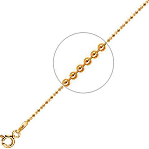 

Цепочка из серебра 65 см Эстет Н3Ц052800Z100П, Н3Ц052800Z100П