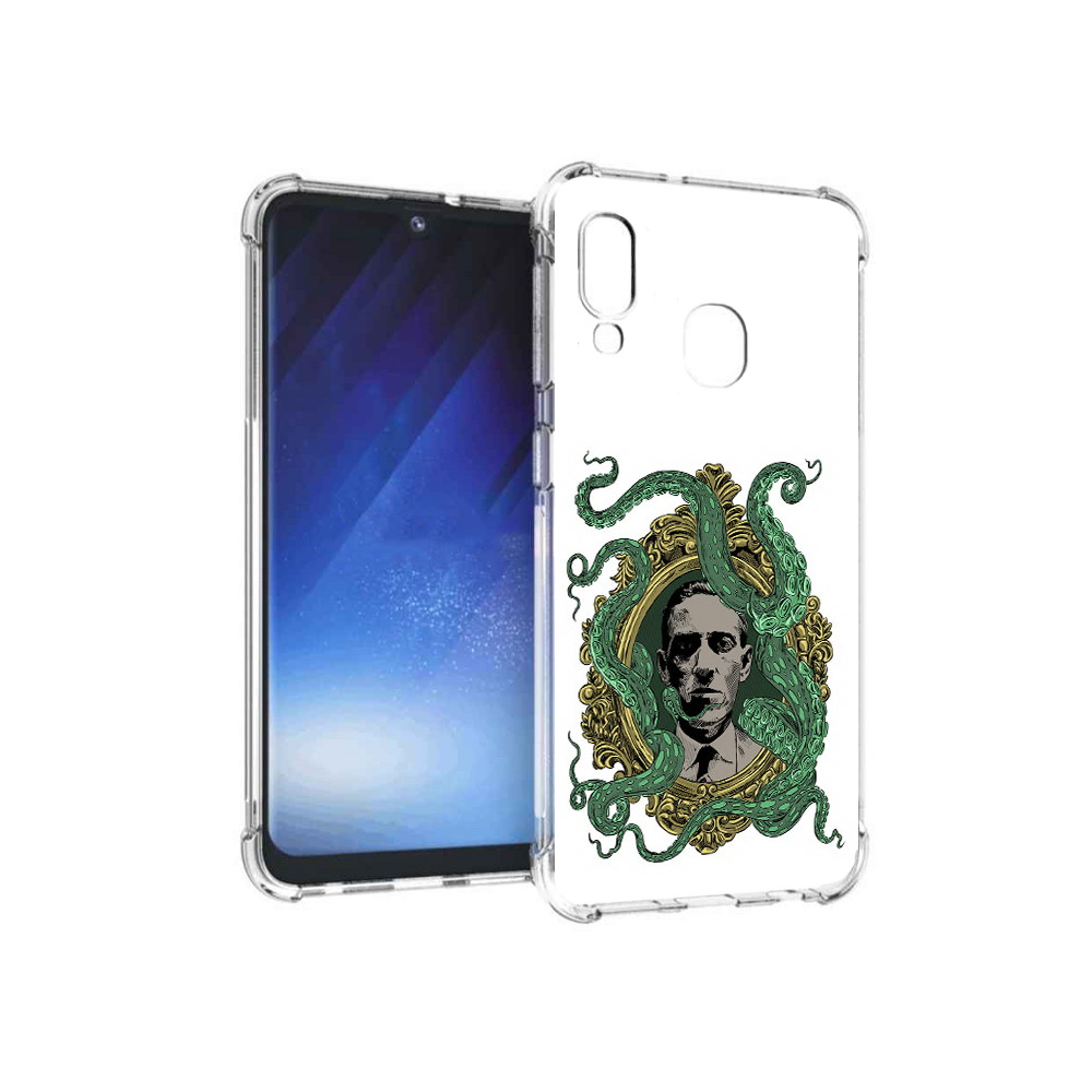 

Чехол MyPads Tocco для Samsung Galaxy A20e портрет с кракеном (PT133424.505.552), Прозрачный, Tocco