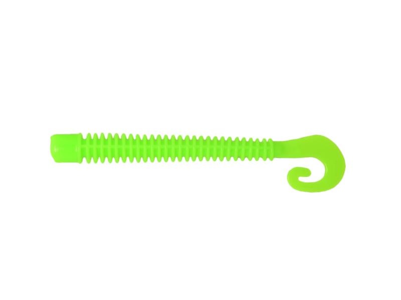 Мягкая приманка LureMax CHEEKY WORM 4''/10 см, LSCW4-06-042 Chartreuse True (6 шт.)