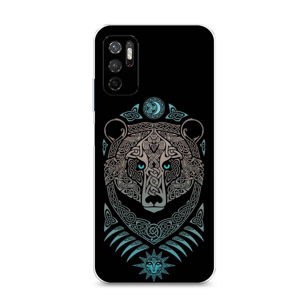 фото Силиконовый чехол "кельтский медведь" на xiaomi redmi note 11se awog