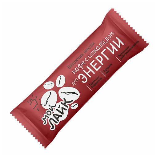 

Батончик-мюсли Леовит My like Энергия мультизлаковый кофе-шоколад 25 г