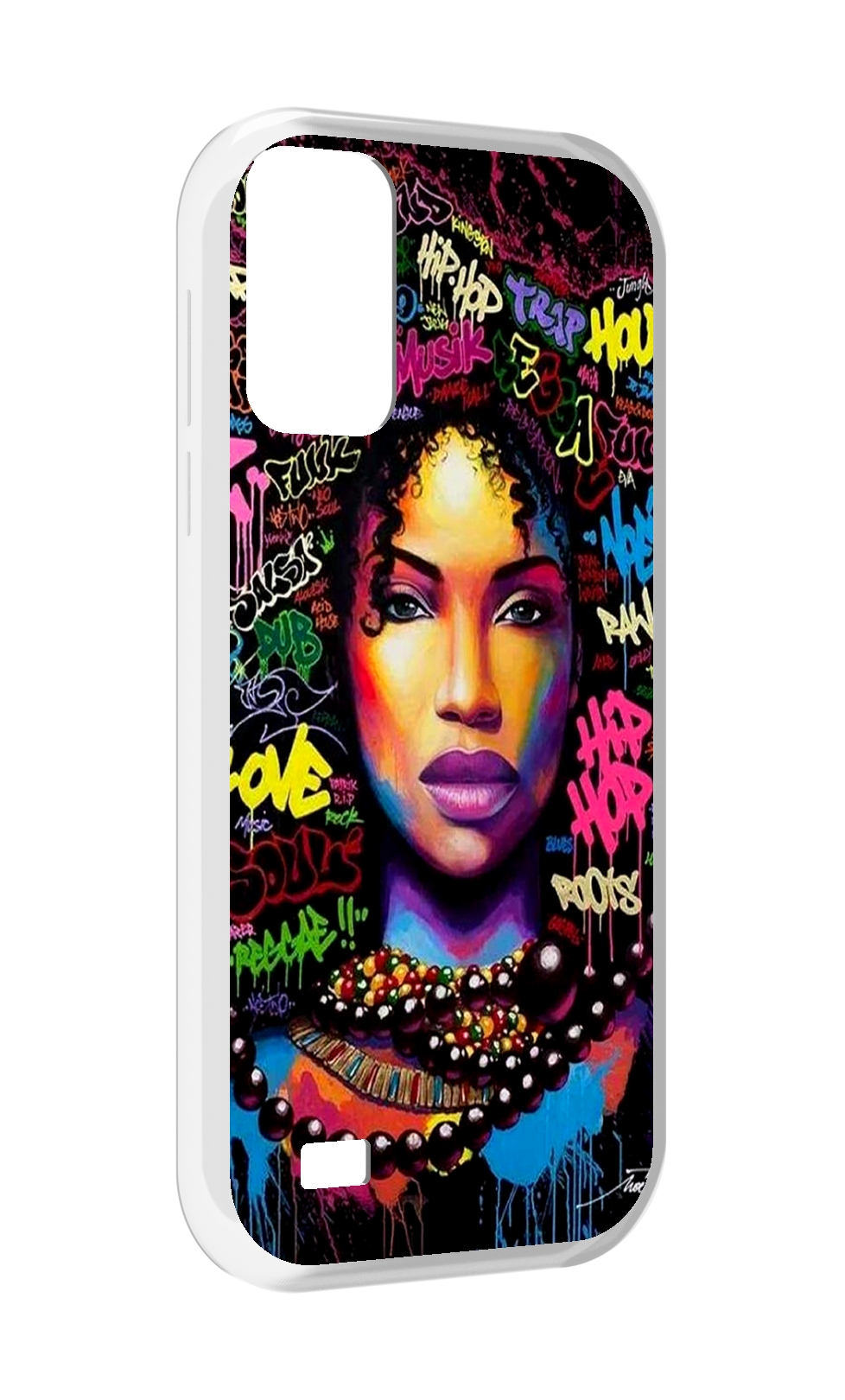 

Чехол MyPads девушка-в-граффити женский для Oukitel C31, Прозрачный, Tocco