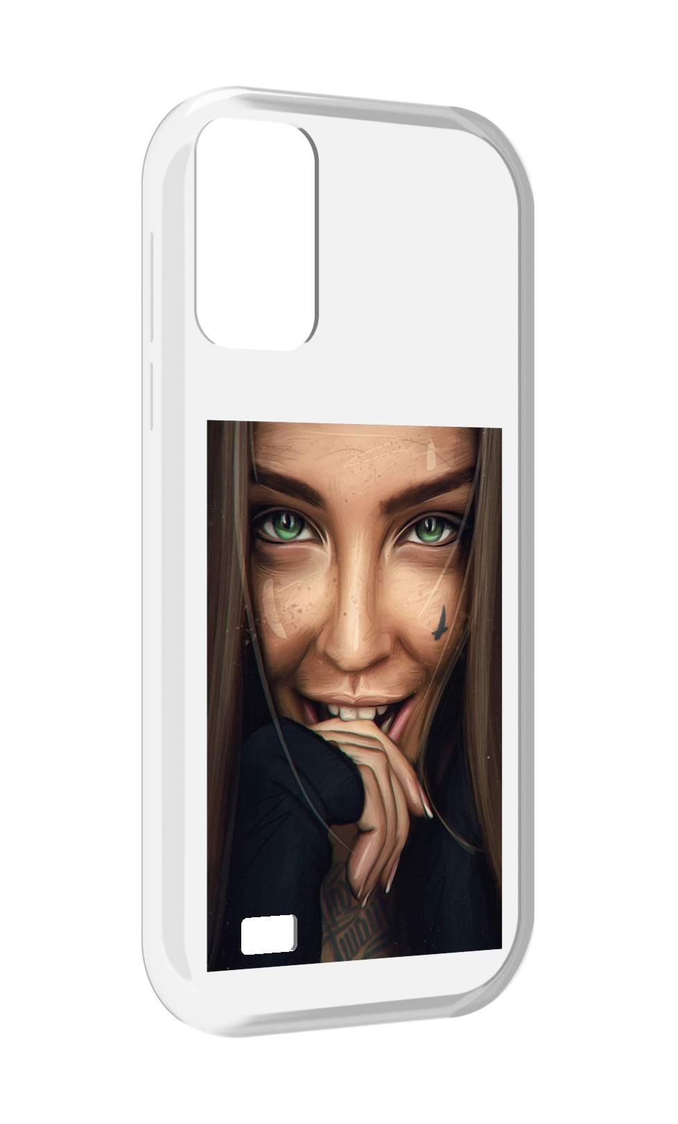 

Чехол MyPads девушка улыбается женский для Oukitel C31, Прозрачный, Tocco