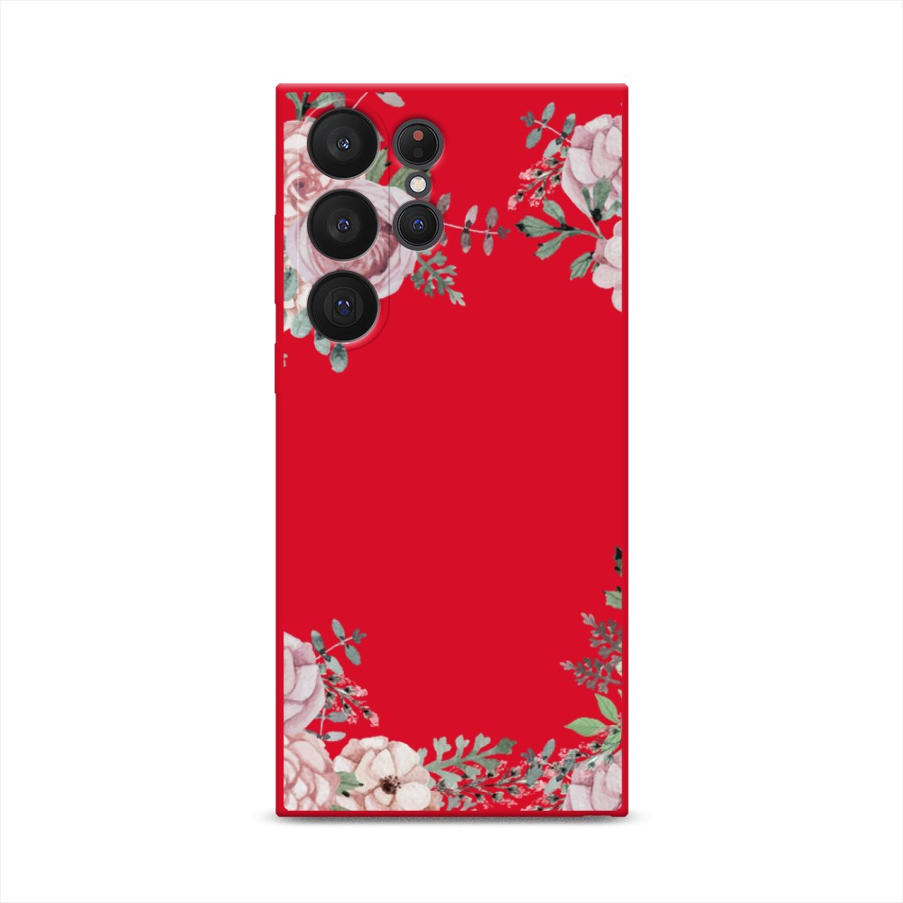 

Чехол Awog на Samsung Galaxy S23 Ultra 5G "Нежные розы акварель", Прозрачный;розовый;зеленый, 2107553-1