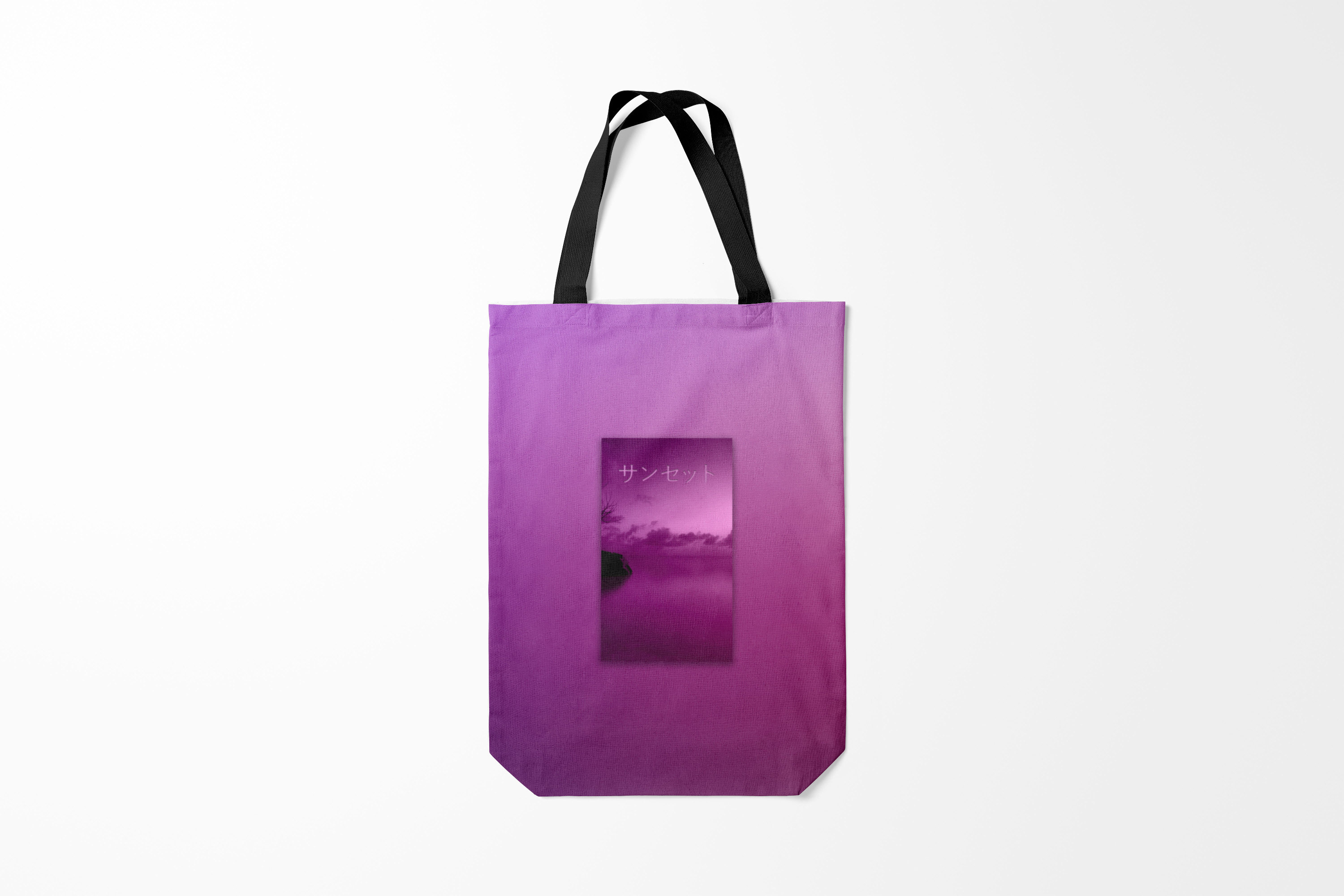 

Сумка шoппер унисекс Burnettie Япония Аметистовый закат, фиолетовый, Япония Аметистовый закат