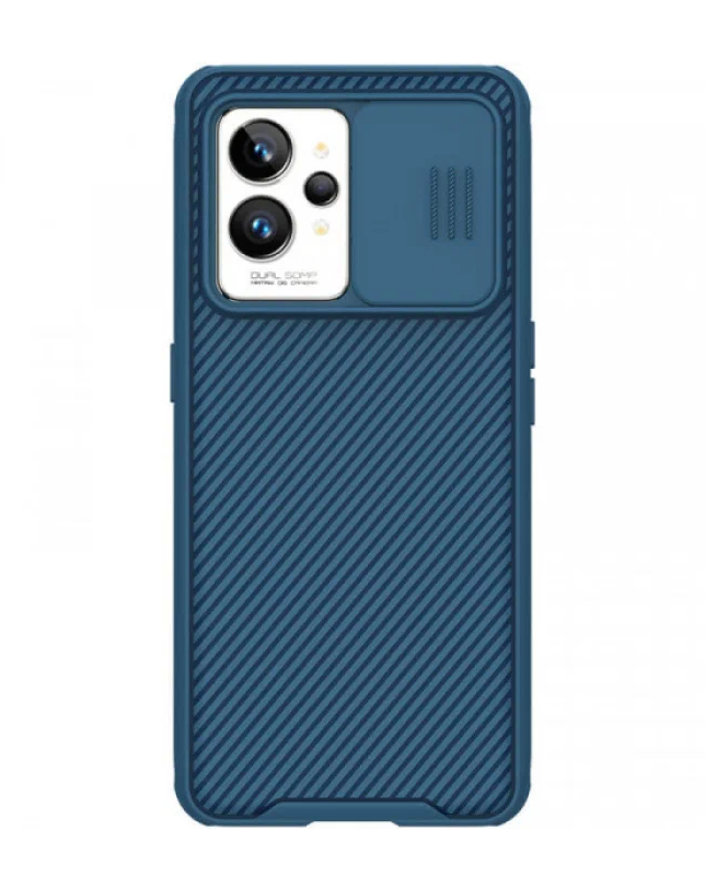 

Чехол Nillkin CamShield Pro из пластика и TPU с защитой камеры для Realme GT2 Pro, Синий