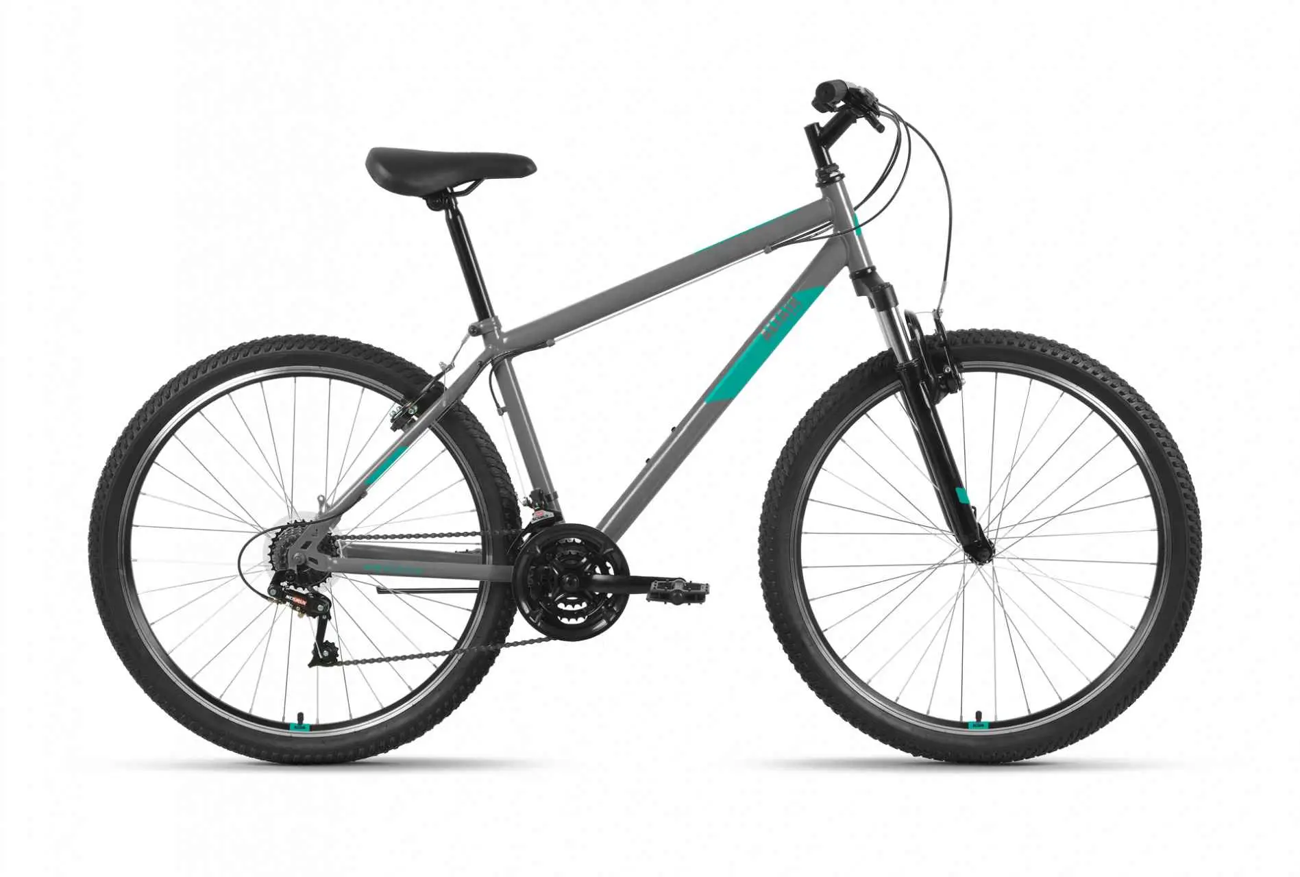 фото Велосипед altair mtb ht 1.0 2021 17" темный/серый/мятный