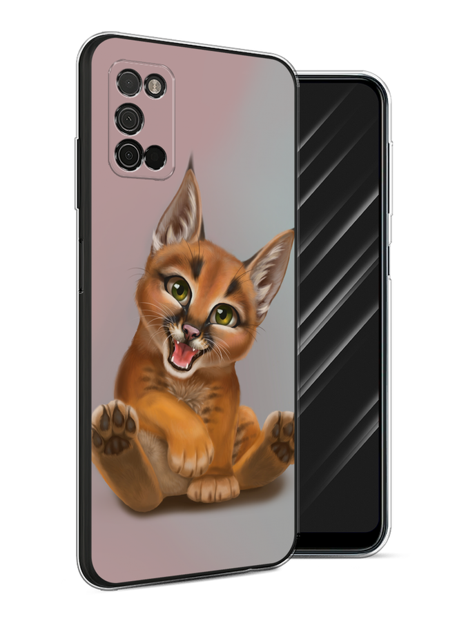 

Чехол Awog на Samsung Galaxy A03S / Самсунг A03S "Малыш рыси", Разноцветный, 2103250-1